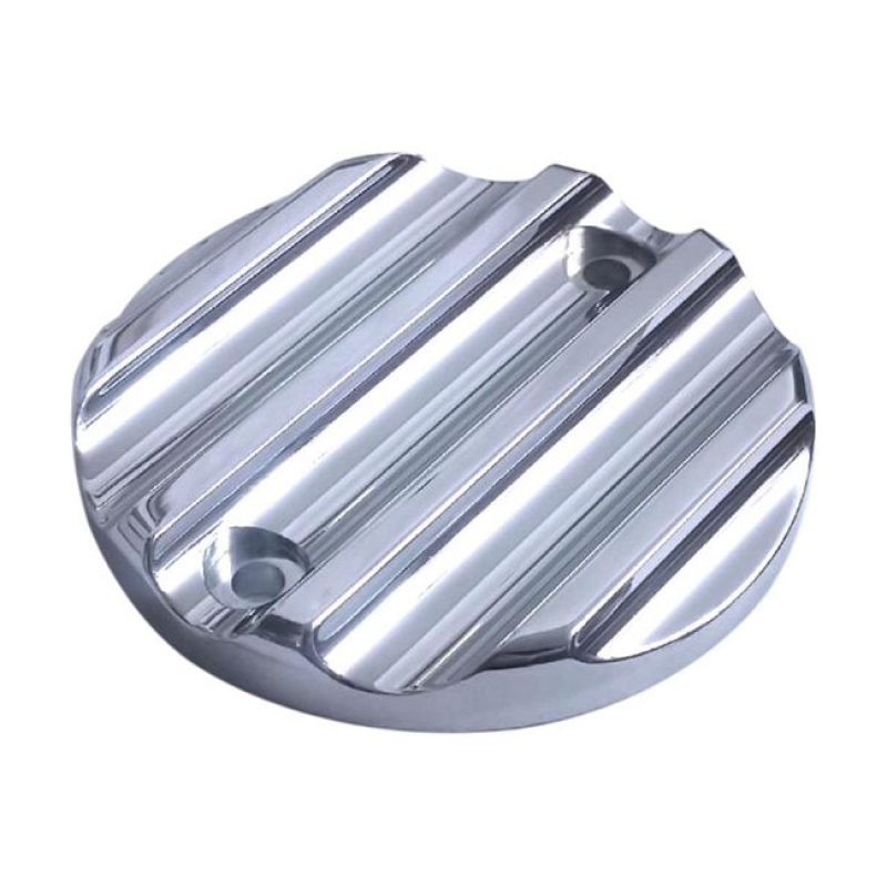 COVINGTONS, POINT COVER. FINNED, CHROME CNC MACHINED BILLET ALUMINUM. 572242