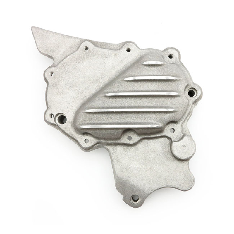 EMD, RIBBED SPROCKET COVER XL. SEMI-POLISHED RIBBED CAST ALUMINUM FOR 574284
