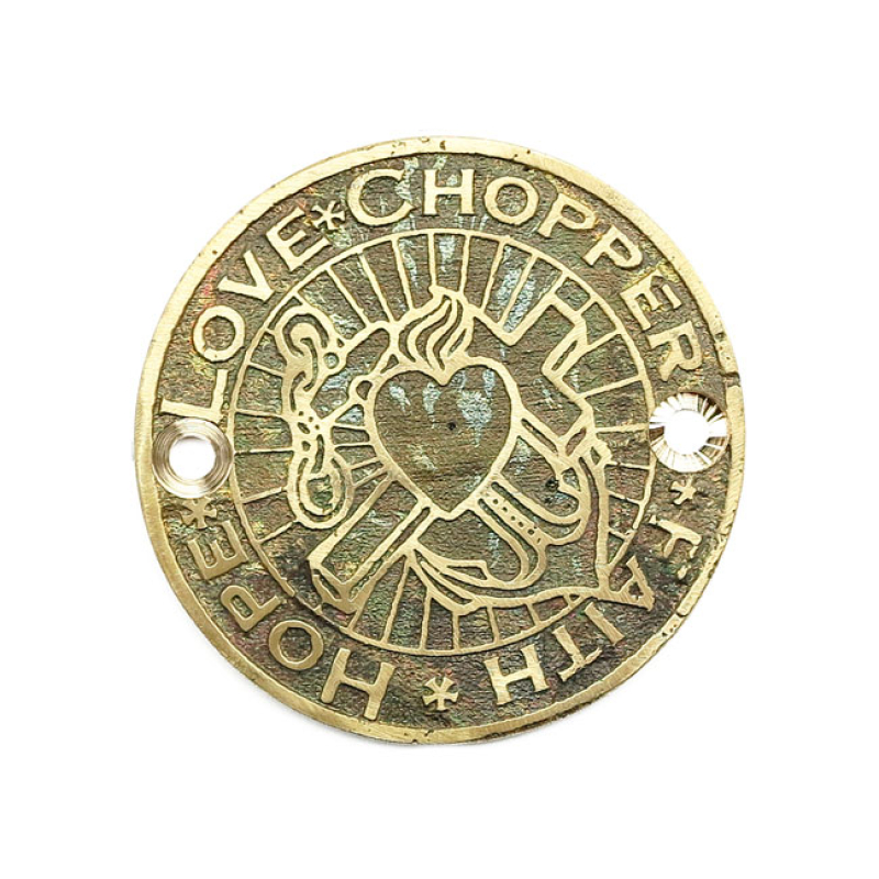 WANNABE CHOPPERS, POINT COVER CFLH HORIZONTAL MOUNT HOLES. SAND-CAST B 574533