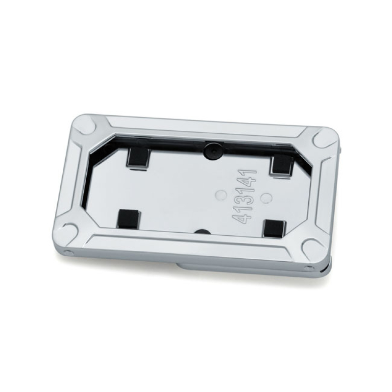 KURYAKYN, NOVA SIDE MOUNT LICENSE PLATE FRAME CHROME; A380 ALUMINUM; I 576996