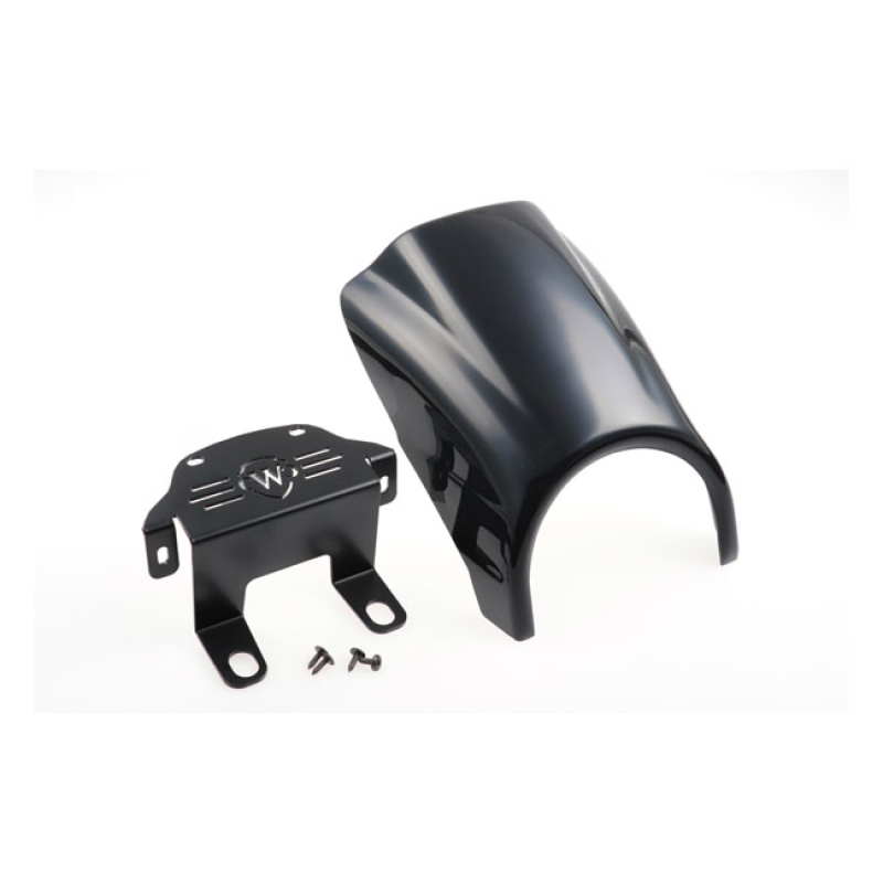 CULT-WERK, HEADLAMP MASK CUSTOM. GLOSS BLACK UNPAINTED GLOSS BLACK FIN 586249