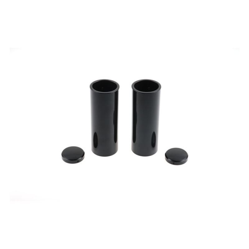CULT-WERK, 4-PIECE FORK TUBE COVER KIT. GLOSS BLACK 586253