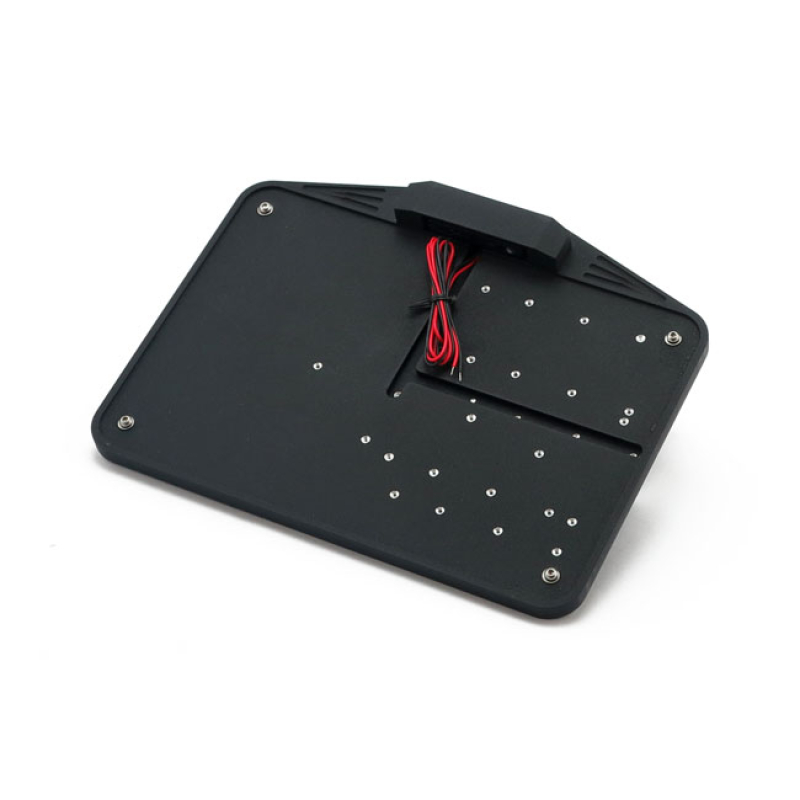 CPV, LICENSE PLATE HOLDER ONLY W/LED PLATELIGHT EU. BLACK FOR EUROPEAN 586788