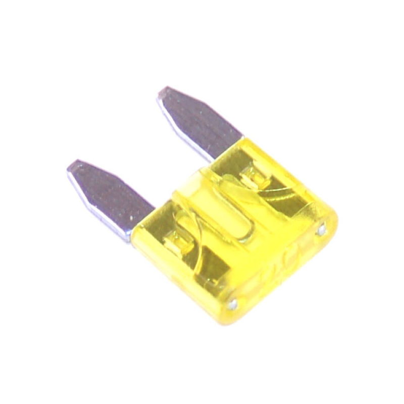 NAMZ, MINI FUSE. YELLOW. 20A SMALLER THAN THE STANDARD ATC/ATO BLADE F 588897