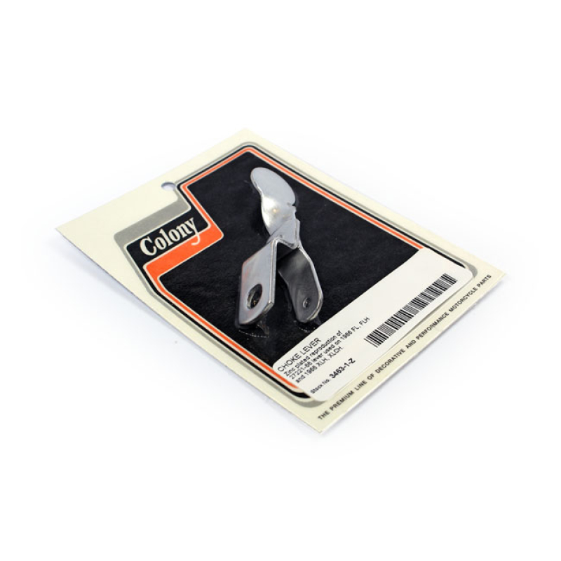 COLONY, CHOKE LEVER ZINC PLATED REPRODUCTION AIR INTAKE LEVER WITH STU 590335