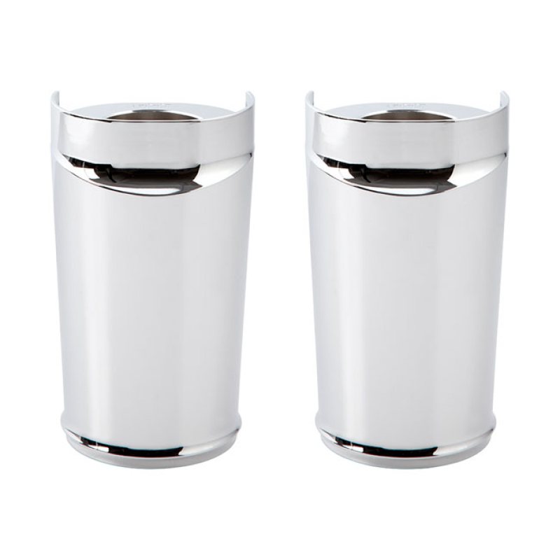 ARLEN NESS, FORK BOOTS SMOOTH. CHROME CNC MACHINED ALUMINUM LIGHTWEIGH 590370