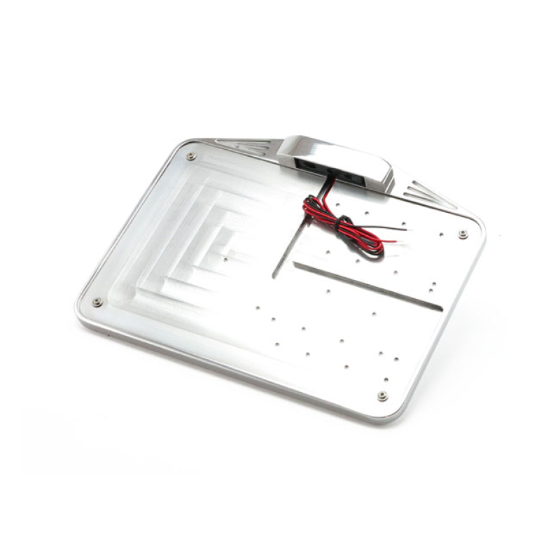 CPV, LICENSE PLATE HOLDER ONLY W/LED PLATELIGHT EU. POLISHED FOR EUROP 591277