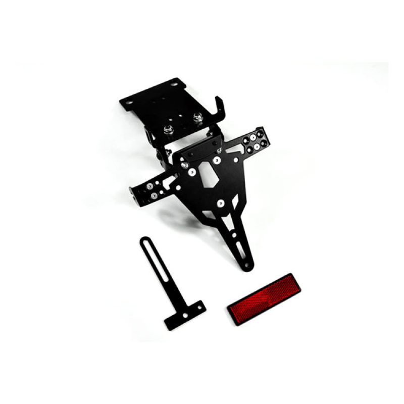 ZIEGER LICENSE PLATE BRACKET PRO BLACK BLACK POWDER COATED LICENSE PLA 593200