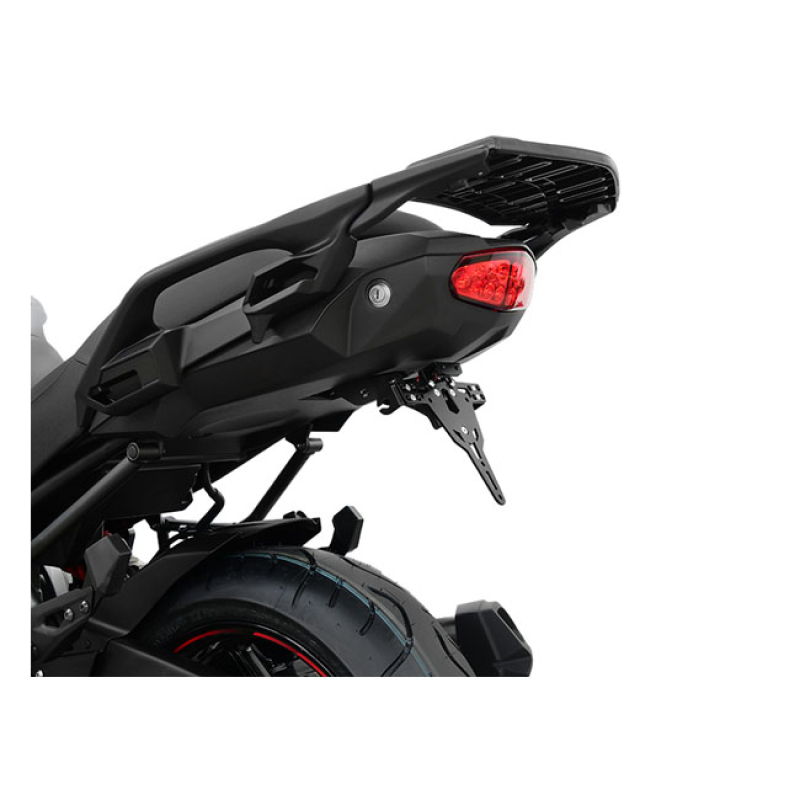 ZIEGER LICENSE PLATE BRACKET PRO BLACK BLACK POWDER COATED LICENSE PLA 593216