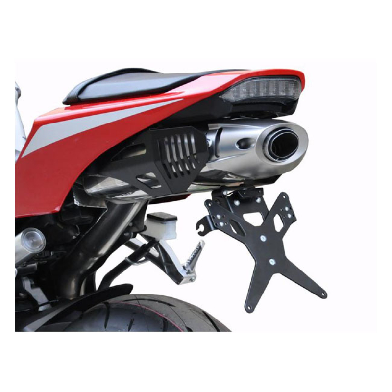 ZIEGER LICENSE PLATE BRACKET X-LINE BLACK BLACK POWDER COATED LICENSE 593443