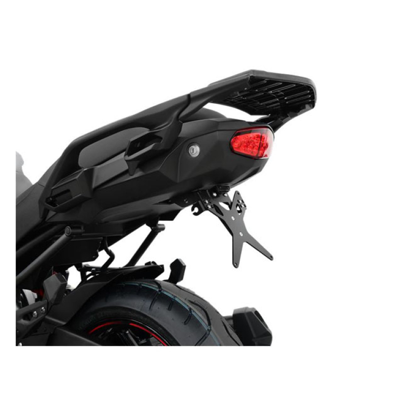 ZIEGER LICENSE PLATE BRACKET X-LINE BLACK BLACK POWDER COATED LICENSE 593453