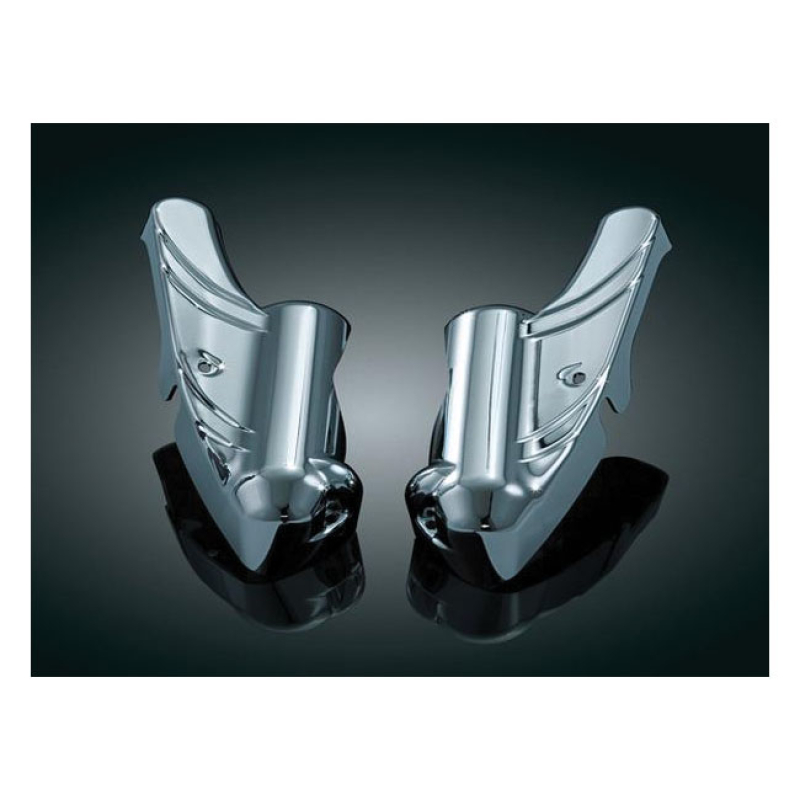 KURYAKYN LOWER FORK COVERS CHROME 8080221