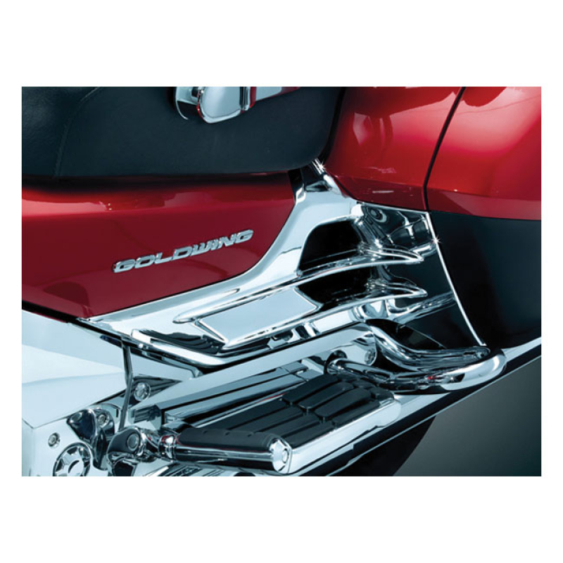 KURYAKYN, LOUVERED BATTERY BOX COVERS CHROME DRESS UP THE MID SECTION 8080434