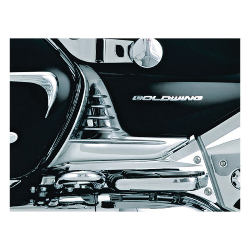 KURYAKYN, LOUVERED BATTERY BOX COVERS CHROME DRESS UP THE MID SECTION 8080720