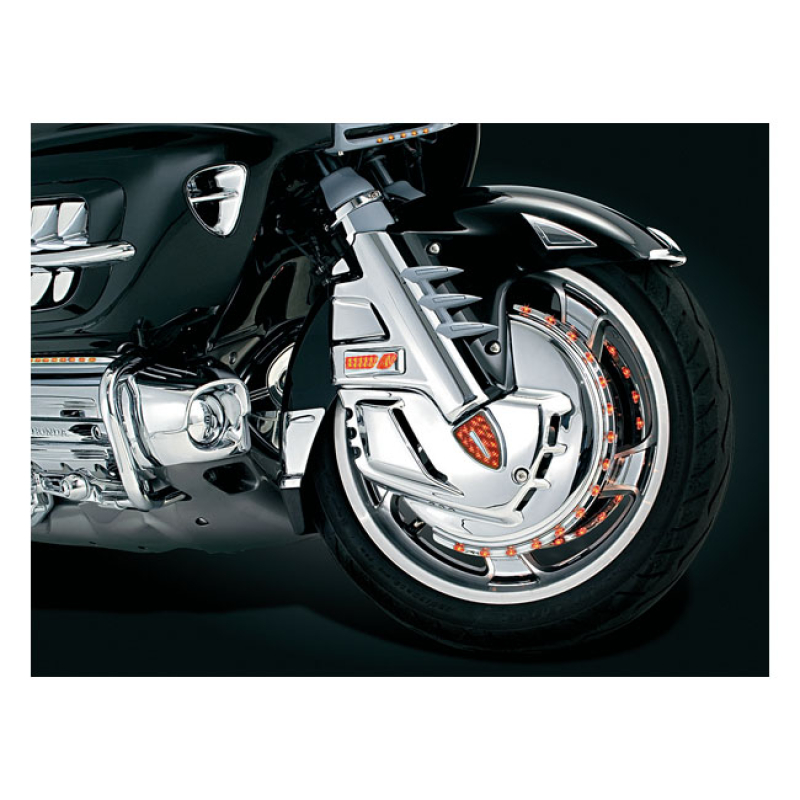 KURYAKYN LIGHTED FORK TOWER ACCENTS, CHROME 8082144
