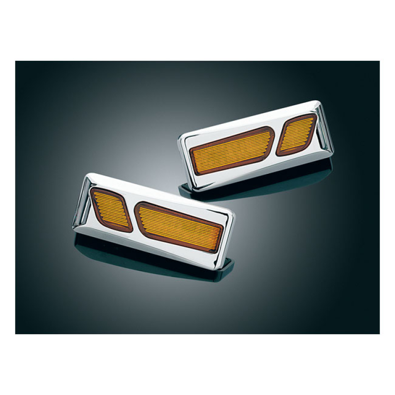 KURYAKYN, LED FRONT REFLECTOR CONVERSION CHROME REPLACE THE HO-HUM AMB 8082278