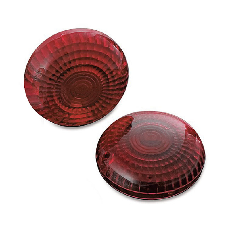 KURYAKYN REPLACEMENT TURN SIGNAL LENSES, RED 8082556
