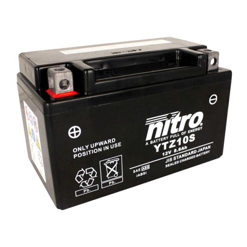 NITRO SEALED YTZ10S AGM BATTERY THIS GEL BATTERY WITH AGM (ABSORBED GL 8110461