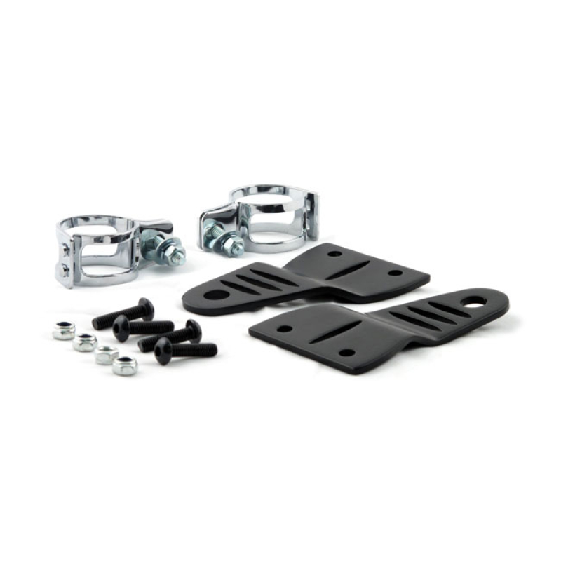 STRIKER, SLOTTED SIDE MOUNT HEADLAMP BRACKET ASSEMBLY. BLACKFOR 39-42 913723