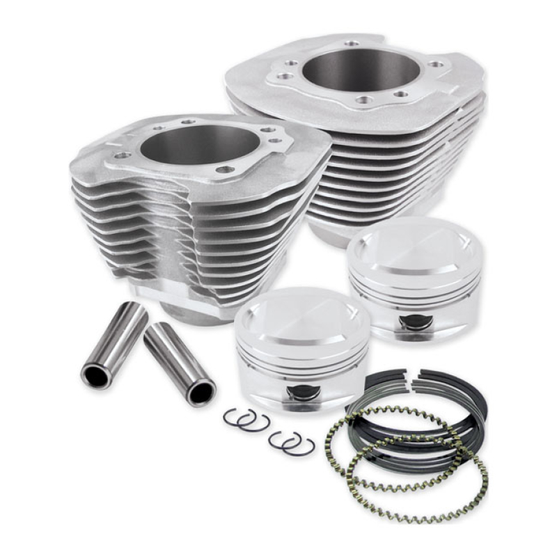 S&S, 95" BIG BORE CYLINDER & PISTON KIT. SILVER 915230