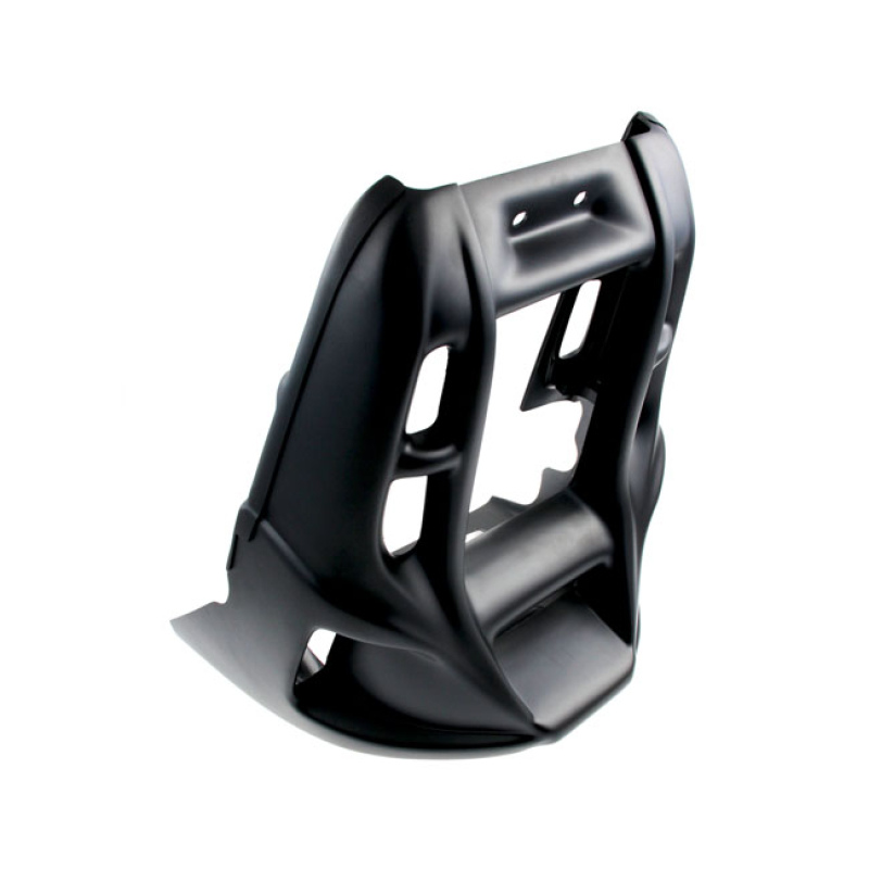 CULT-WERK, RADIATOR COVER 'RACING'. MATTE BLACK UNPAINTED MATTE BLACK 921672