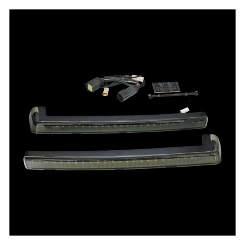 CUSTOM DYNAMICS, PROBEAM LED TOUR-PAK ARMS. SMOKE LENS LIGHTED SIDE AR 922668