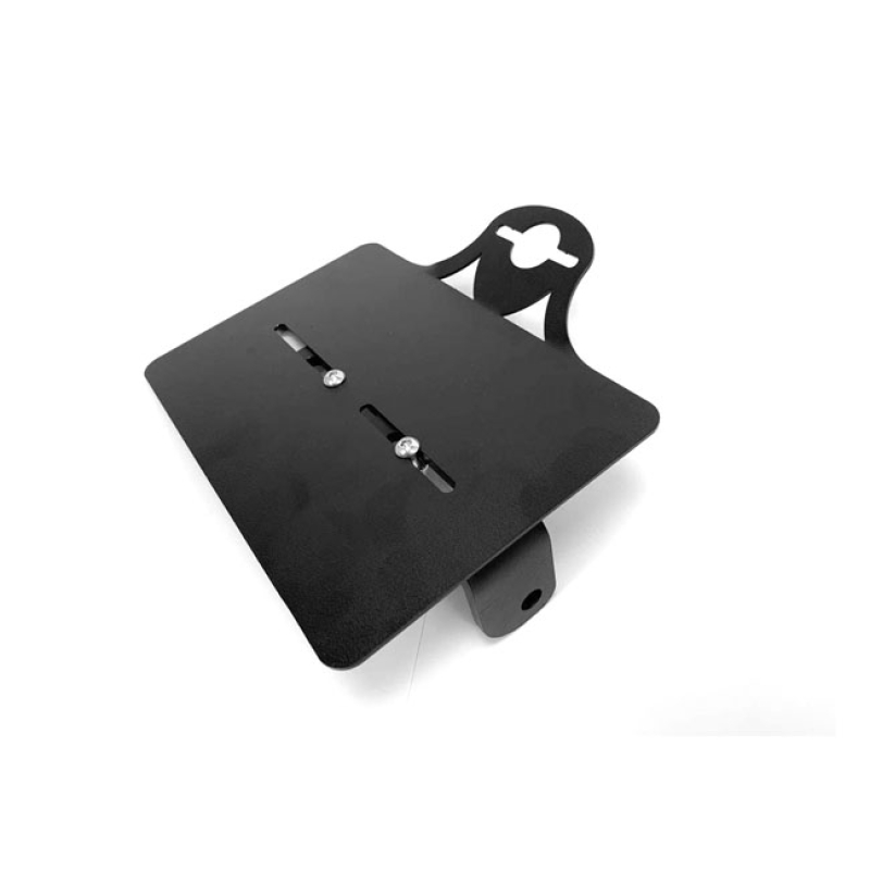 WESTLAND CUSTOMS, SIDE MOUNT LICENSE PLATE BRACKET NL/B BLACK. DESIGNE 923746