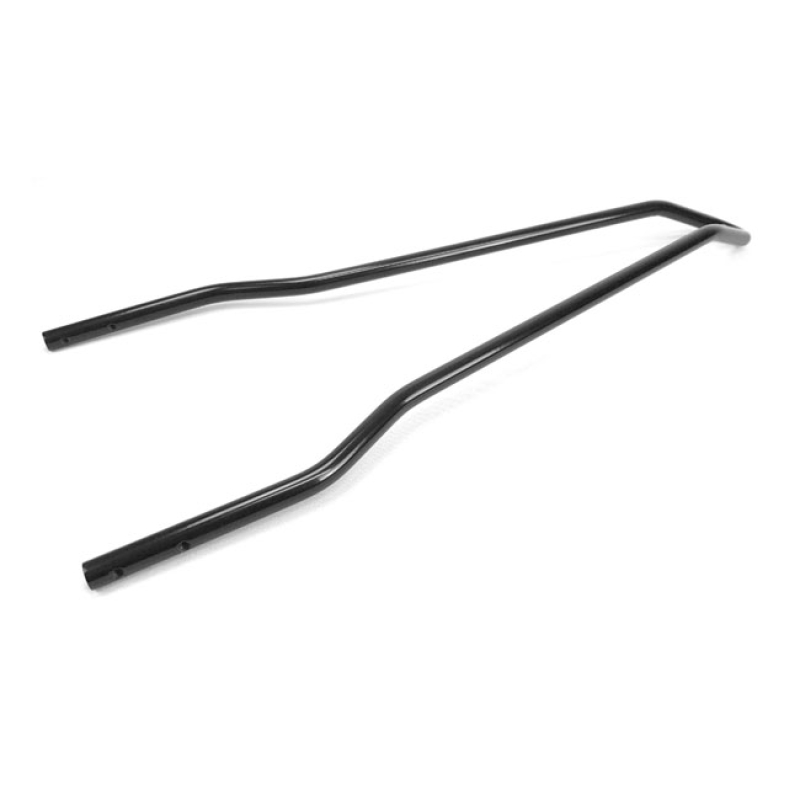 WESTLAND CUSTOMS, NEW OLD SCHOOL SISSY BAR. NARROW, BLACK BLACK POWDER 923771