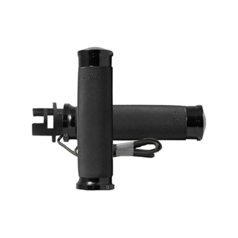 AVON CUSTOM CONTOUR GRIPS, HEATED, BLACK ANODIZED HEATED GRIPS CONTROL 924257