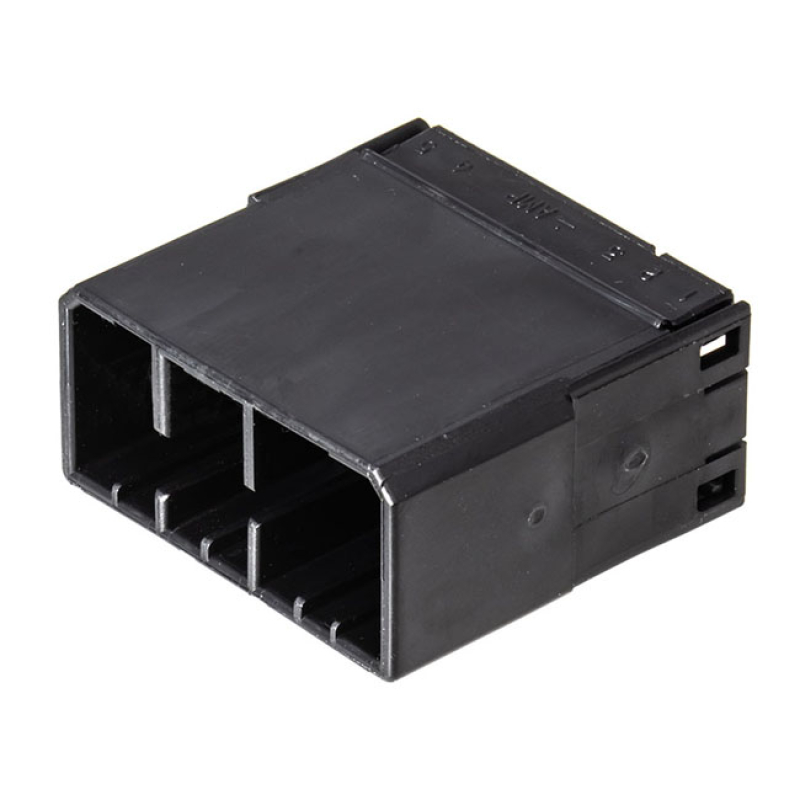 NAMZ, AMP MULTILOCK CONNECTOR. BLACK, RECEPTACLE, 12-PINS RECEPTACLE H 924957