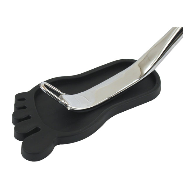 JIFFY STAND, 'BIKE FOOT'. BLACK KICKSTAND SUPPORT / JIFFY COASTER. FLO 930095