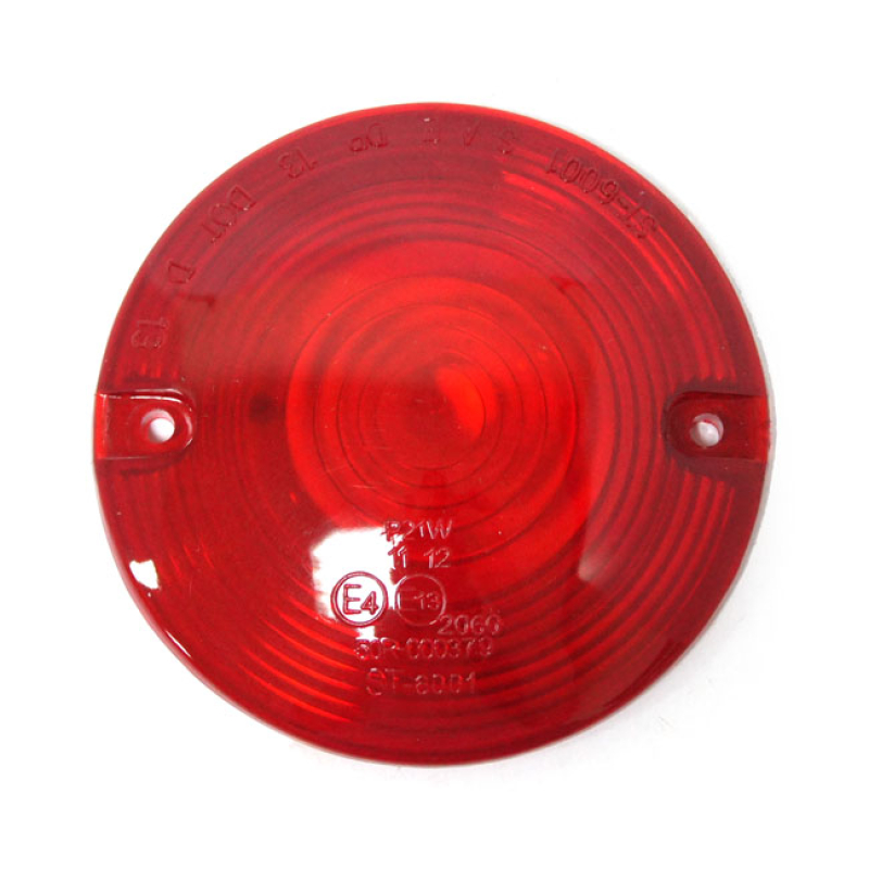 REPLACEMENT TURN SIGNAL LENS. FLAT LENS. RED - RED   - NOT ECE APPROVE 940643
