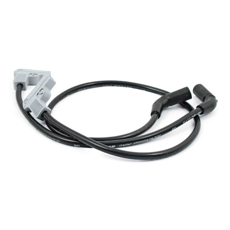 TAYLOR, 9MM FIRE POWER SPARK PLUG WIRE SET. BLACK/SILVER INCLUDES 18" 941319