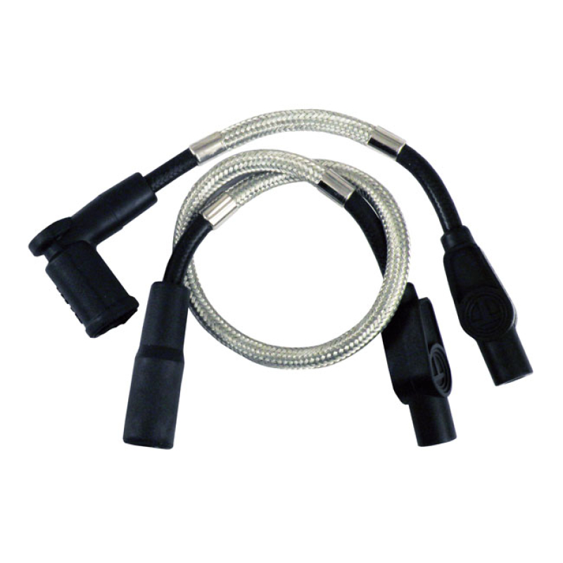 TAYLOR, 8MM PRO BRAIDED STAINLESS SPARK PLUG WIRE SET THE POPULAR BLAC 941438