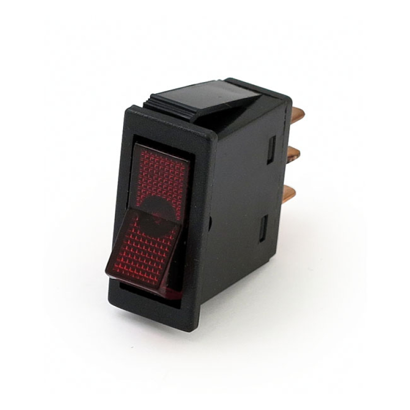 UNIV. ILLUMINATED ROCKER SWITCH, RED 942078