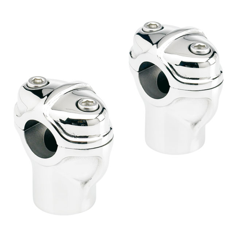 BILTWELL GORDO RISERS CHROME 2 INCH RISE 942957