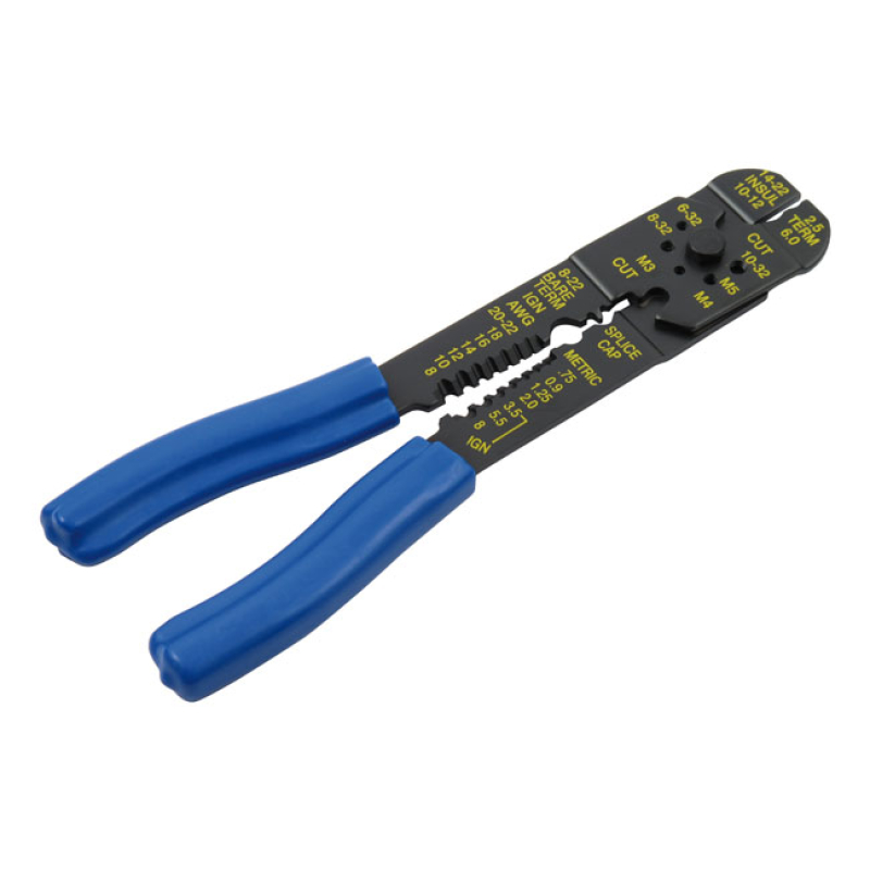 CRIMP 'N CUT, WIRE TOOL 8" (20CM) LONG MULTI-FUNCTIONAL CRIMPING TOOL. 951706