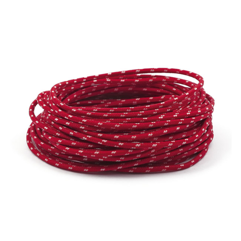 WIRING CLOTH COVERED WIRE 25FT, RED 951802