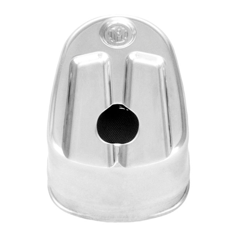 PERFORMANCE MACHINE, IGNITION SWITCH COVER SCALLOP. CHROME 953471