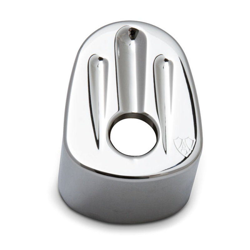 ARLEN NESS, IGNITION SWITCH COVER DEEP CUT. CHROME PRECISION MACHINED 956384