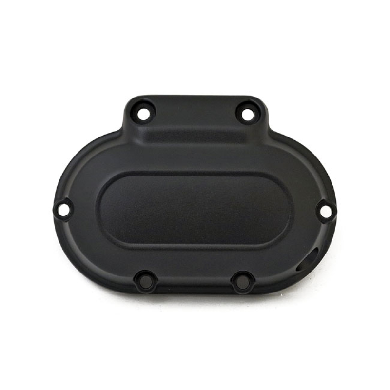 TRANSMISSION END COVER SMOOTH, CABLE CLUTCH. BLACK USED FOR CABLE ACTU 960952