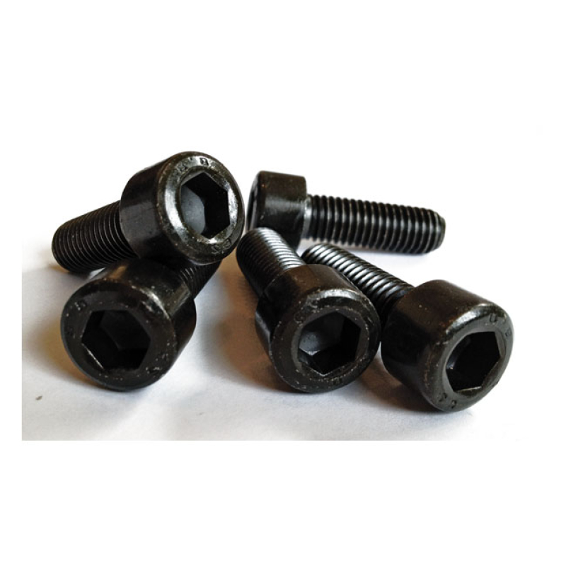 CULT-WERK, TRIPLE TREE BOLT SET. BLACK BLACK ZINC PLATED FINISH. HIGH 963035