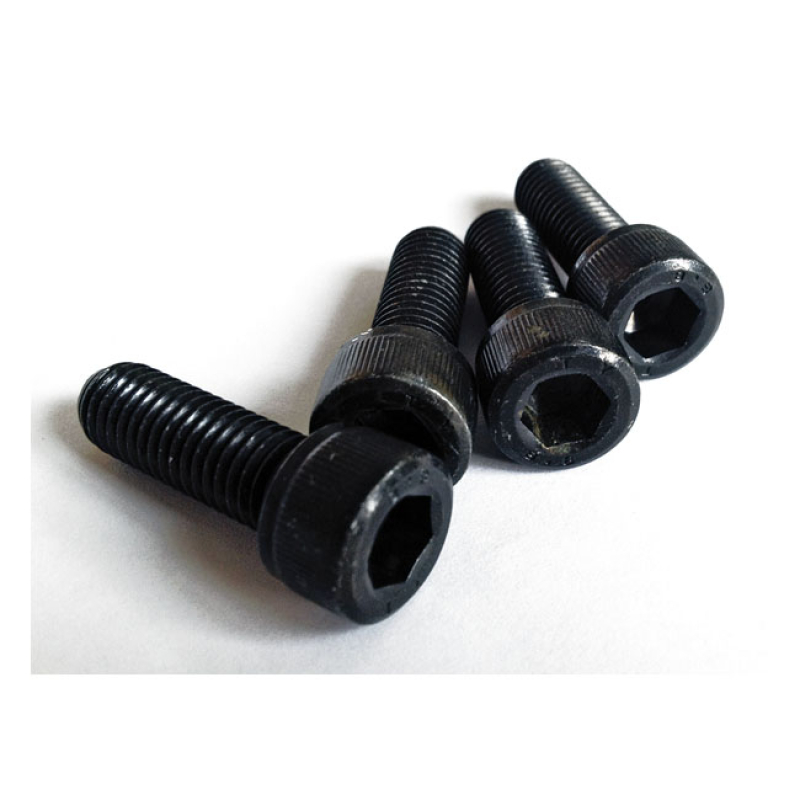 CULT-WERK, TRIPLE TREE BOLT SET. BLACK BLACK ZINC PLATED FINISH. HIGH 963036