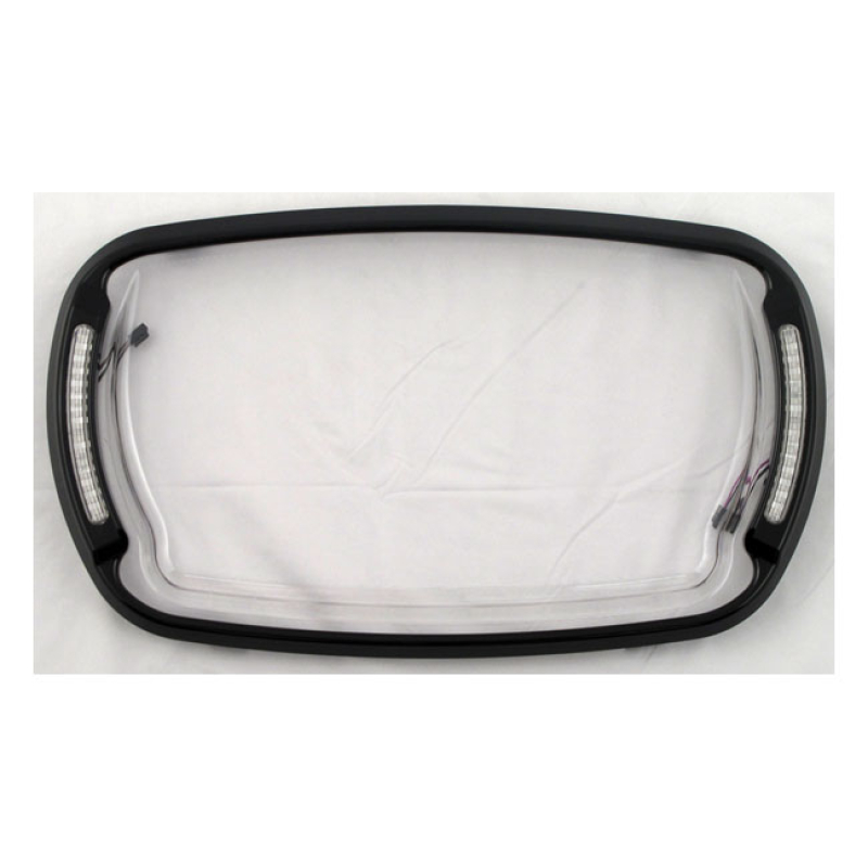 CYCLE VISIONS, ILLUMABEZEL, CLEAR BLACK BLACK TRIM WITH CLEAR LENS. DR 968171