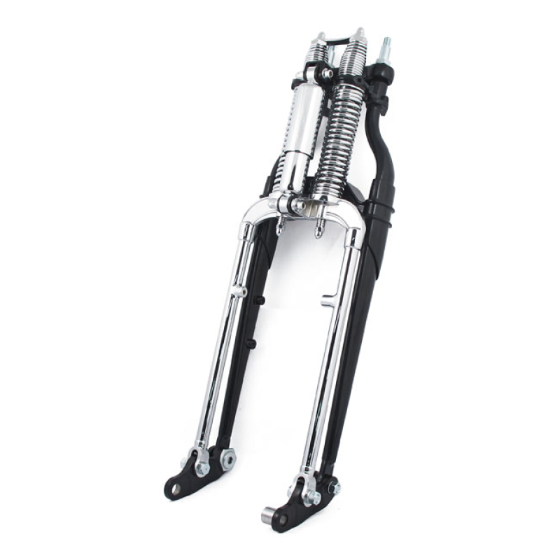 REPRODUCTION FXST SOFTAIL SPRINGER FORK. CHROME/BLACK CHROME WITH BLAC 971597