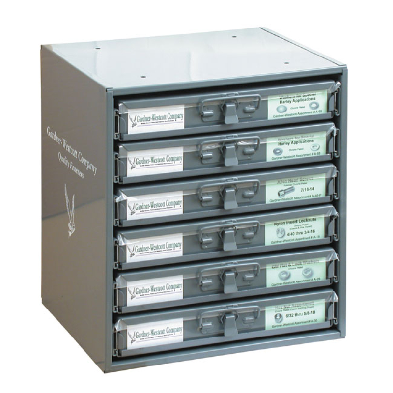 CABINET #3 + 6 TRAYS INCL. 975818, 975819, 975820, 975822, 975823, 517 975817