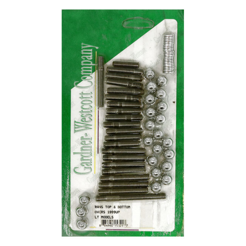 GW, TRANSMISSION TOP & BOTTOM COVER SCREW KIT. ACORN CHROME. INCLUDES 977242