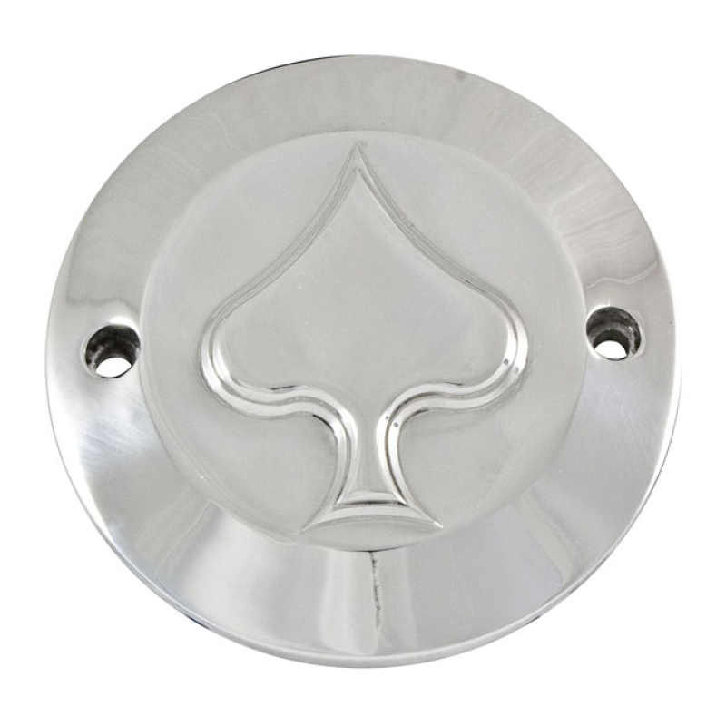 HKC POINT COVER 2-HOLE. SPADE, POLISHED POLISHED ALUMINUM. A MIND-BL 982033
