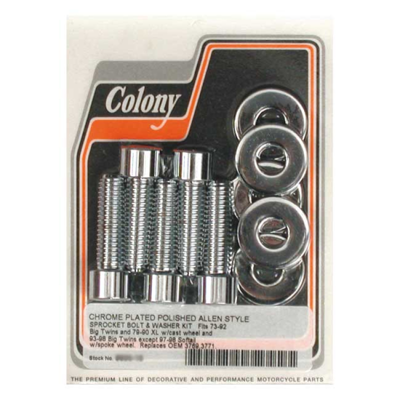 COLONY SPROCKET BOLT KIT 989950