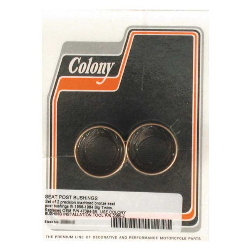COLONY SEAT POST BUSHING SET 990202